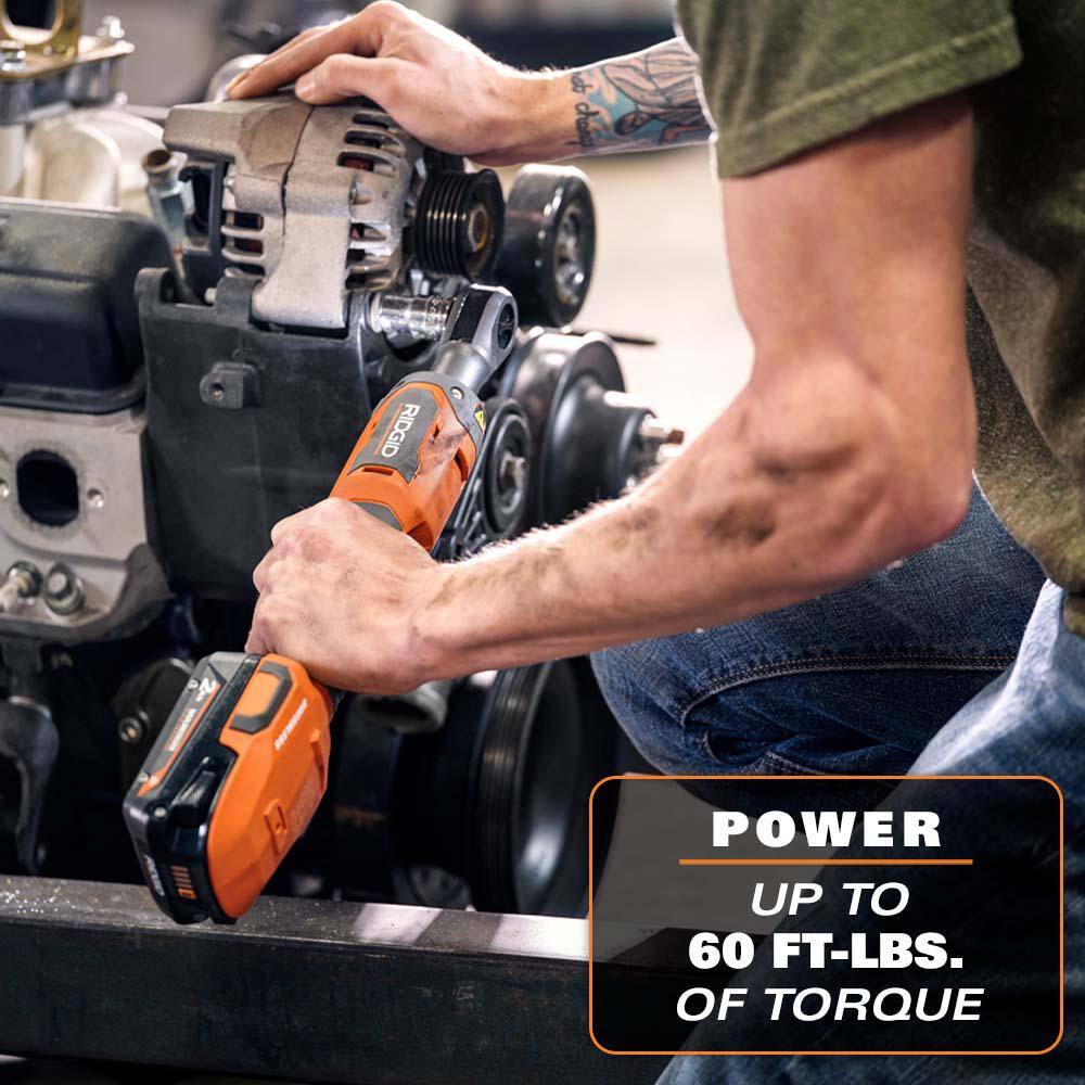18V Brushless Cordless 1/2 in. Ratchet Kit with 2.0 Ah Battery and Charger - Image 5