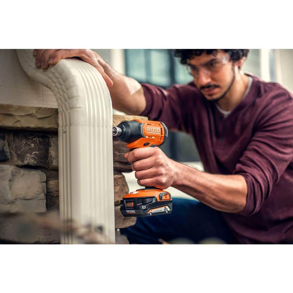 18V Cordless 6-Tool Combo Kit with 2.0 Ah Battery, 4.0 Ah Battery, Charger, and Bag - Image 5