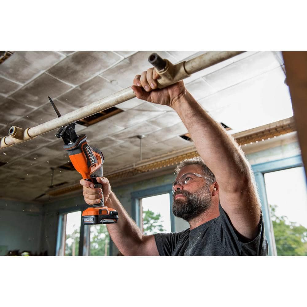 18V SubCompact Brushless Cordless 8-Tool Combo Kit with (2) 2.0 Ah Batteries, 4.0 Ah Battery, Charger, and Bag - Image 12