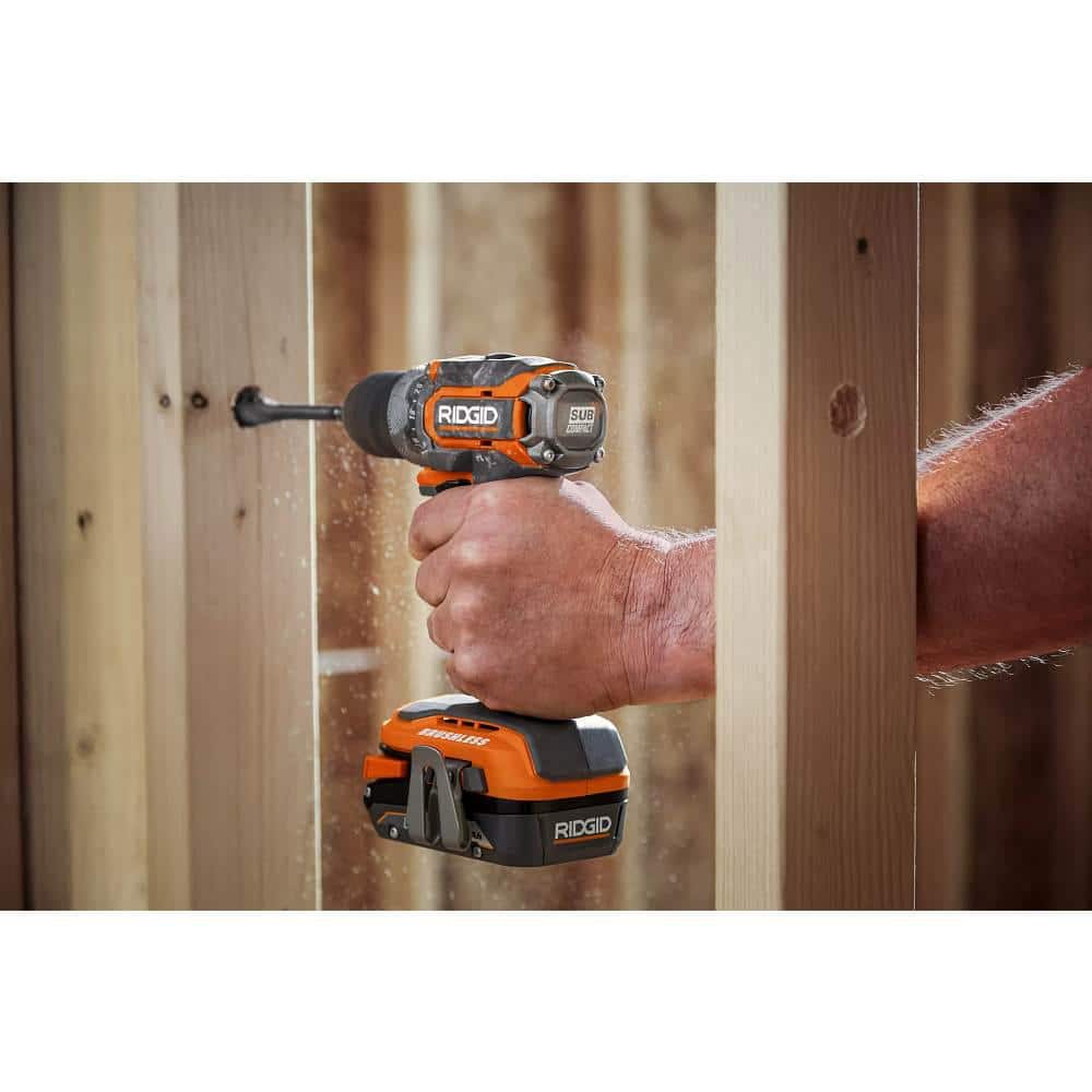 18V SubCompact Brushless Cordless 8-Tool Combo Kit with (2) 2.0 Ah Batteries, 4.0 Ah Battery, Charger, and Bag - Image 5