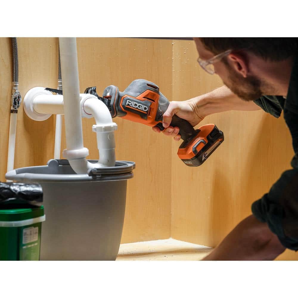 18V SubCompact Brushless Cordless 8-Tool Combo Kit with (2) 2.0 Ah Batteries, 4.0 Ah Battery, Charger, and Bag - Image 7