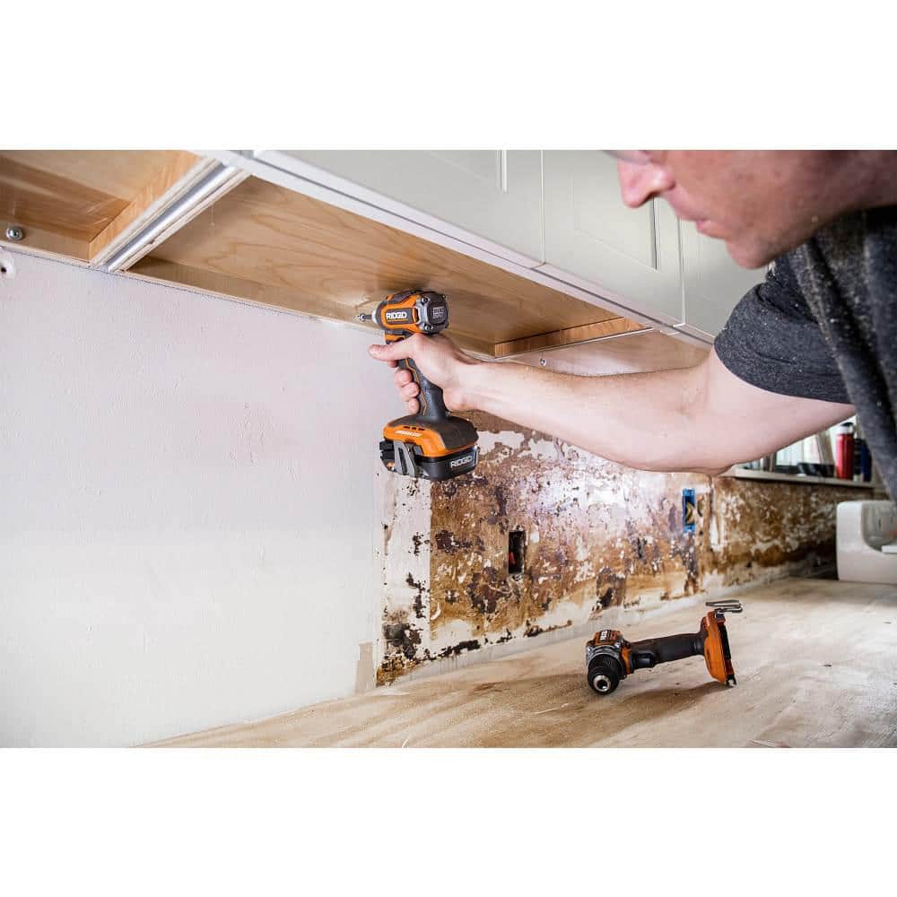 18V SubCompact Brushless Cordless 8-Tool Combo Kit with (2) 2.0 Ah Batteries, 4.0 Ah Battery, Charger, and Bag - Image 8