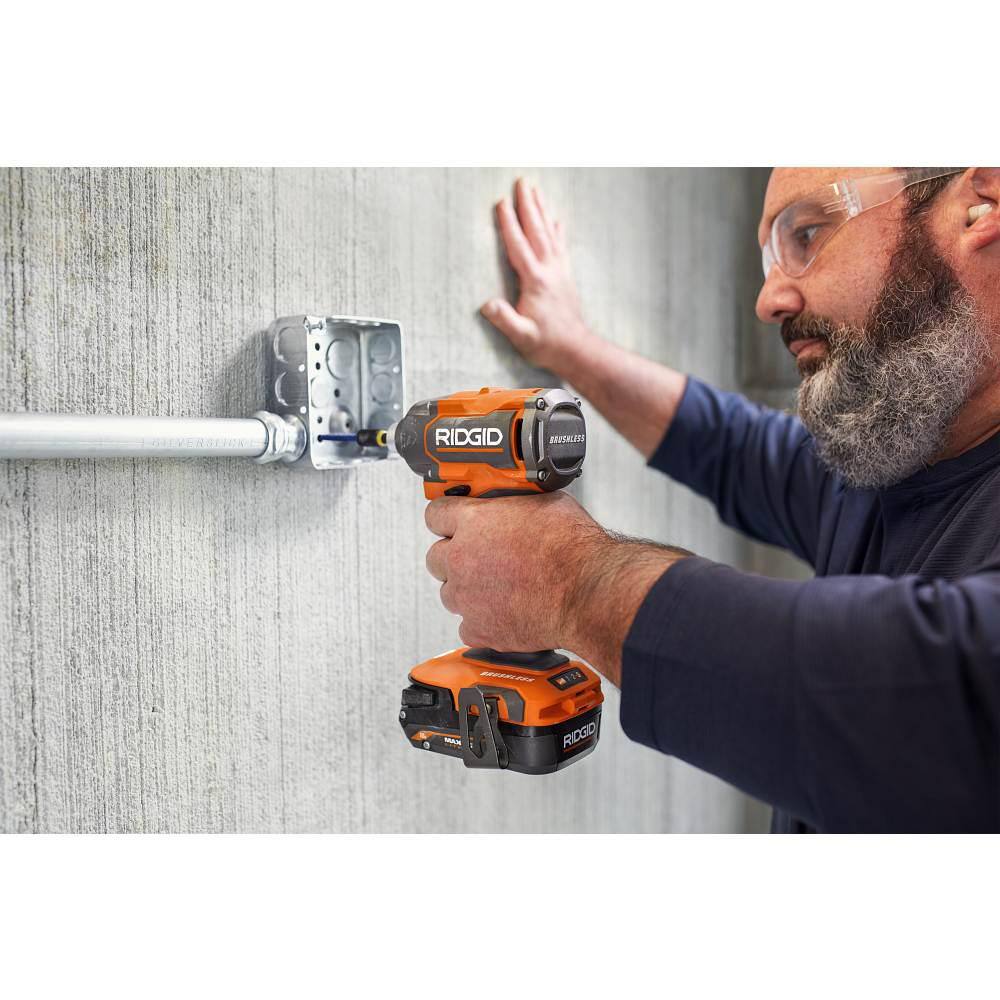 18V Brushless Cordless 8-Tool Combo Kit with (2) 2.0 Ah and (1) 4.0 Ah MAX Output Batteries, and Charger - Image 4
