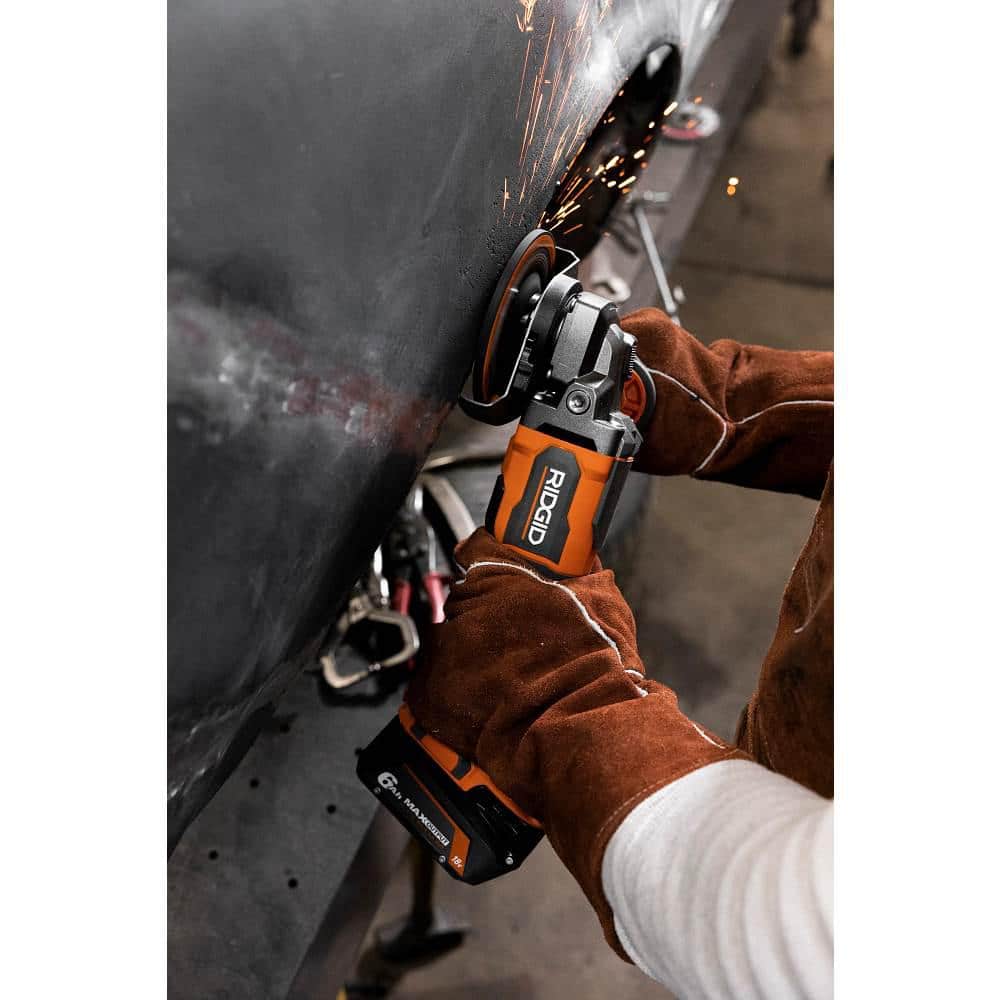18V Brushless Cordless 4-1/2 in. Paddle Switch Angle Grinder (Tool Only) - Image 8
