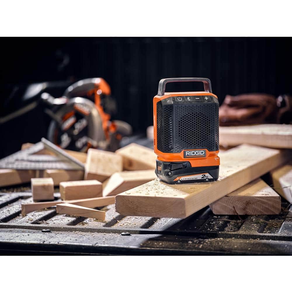 18V Cordless Speaker with Bluetooth Technology, 2.0 Ah Battery, and Charger - Image 11