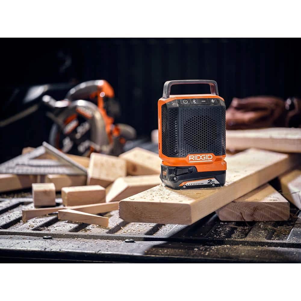 18V Cordless Speaker with Bluetooth Technology, 2.0 Ah Battery, and Charger - Image 7