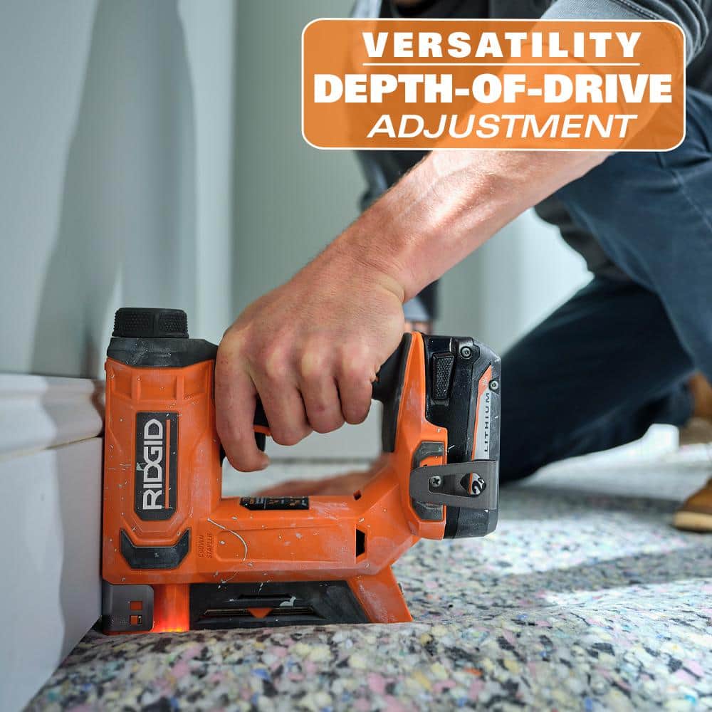 18V Cordless 3/8 in. Crown Stapler Kit with 2.0 Ah Battery and Charger - Image 6