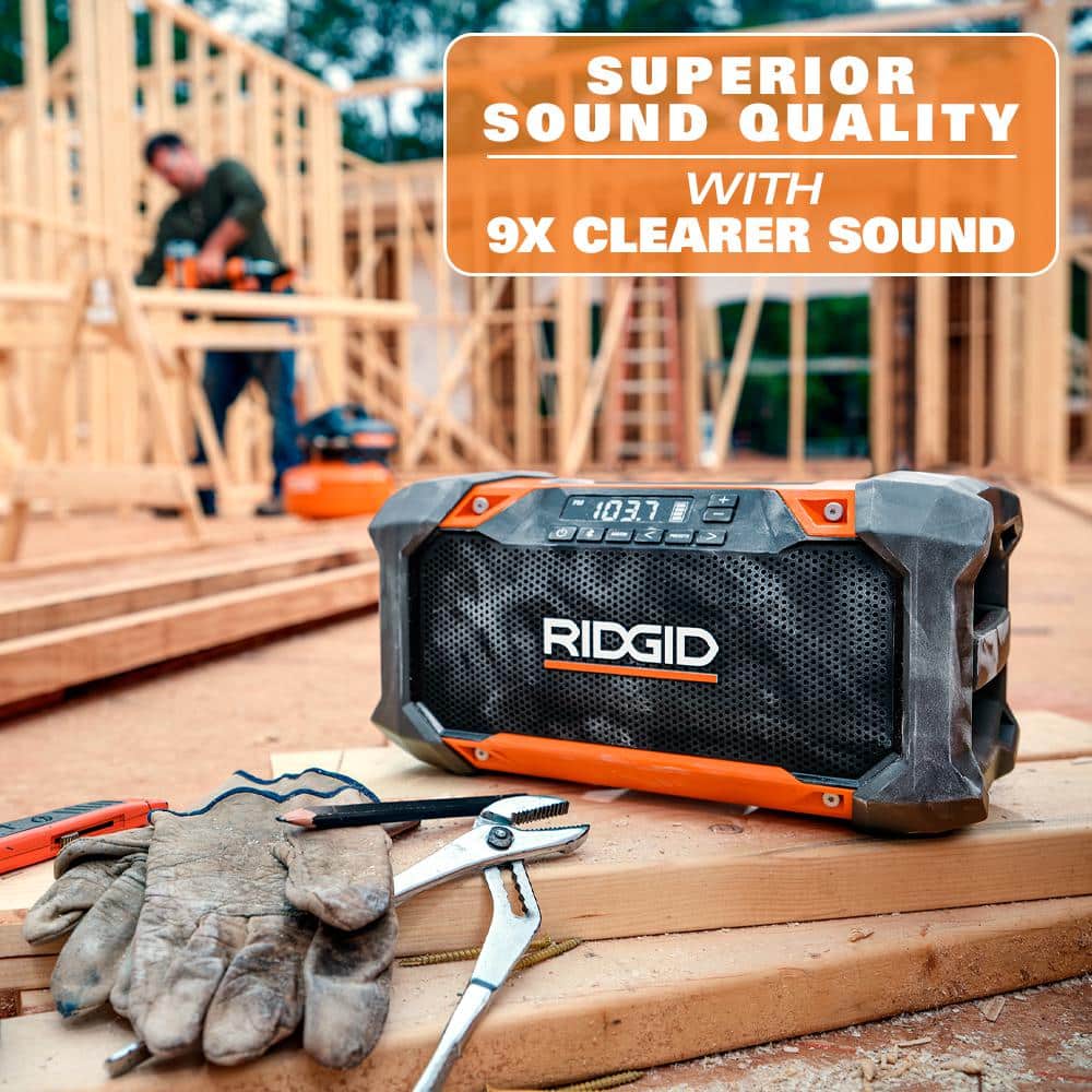 18V Hybrid Jobsite Radio with Bluetooth Technology (Tool Only) - Image 4