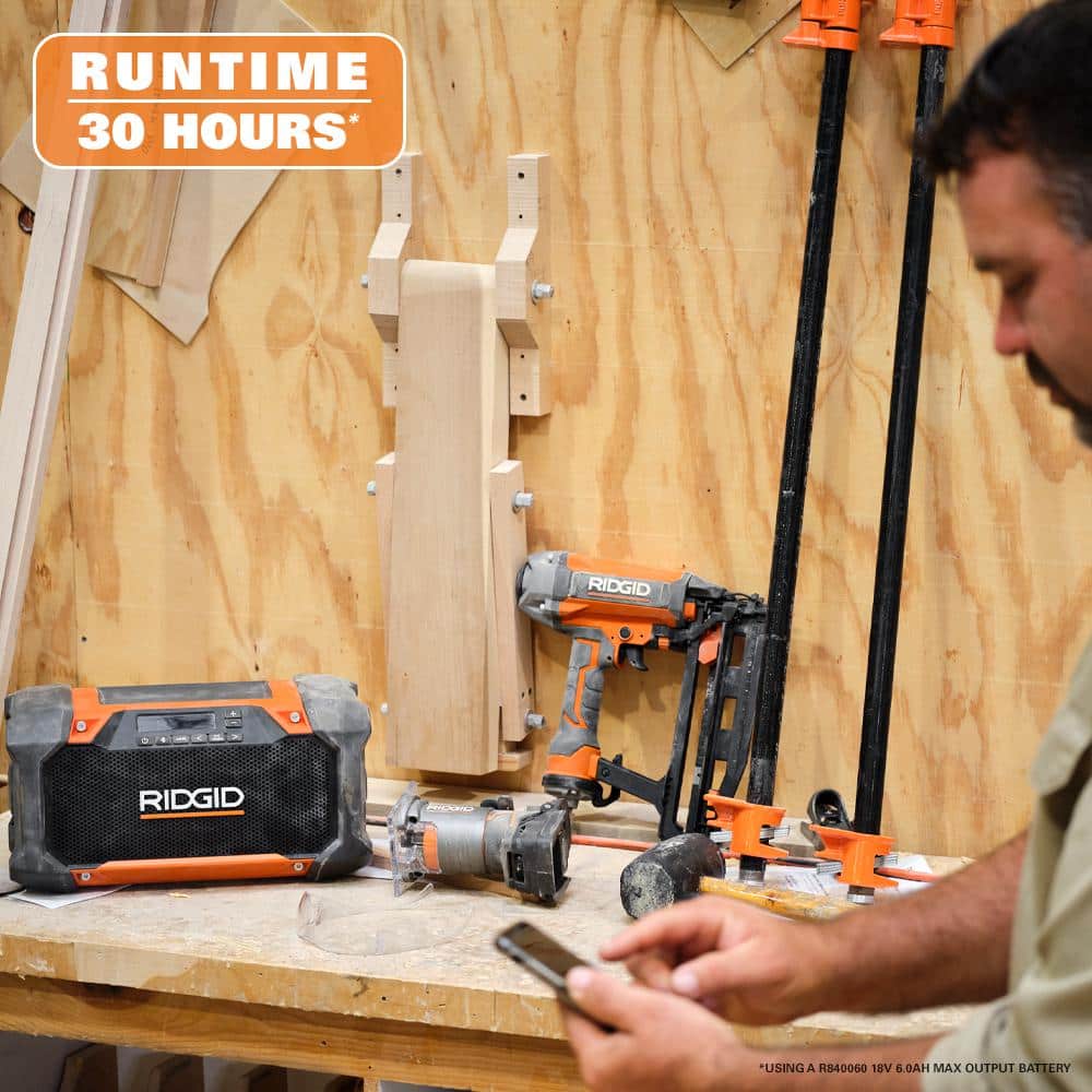 18V Hybrid Jobsite Radio with Bluetooth Technology (Tool Only) - Image 5