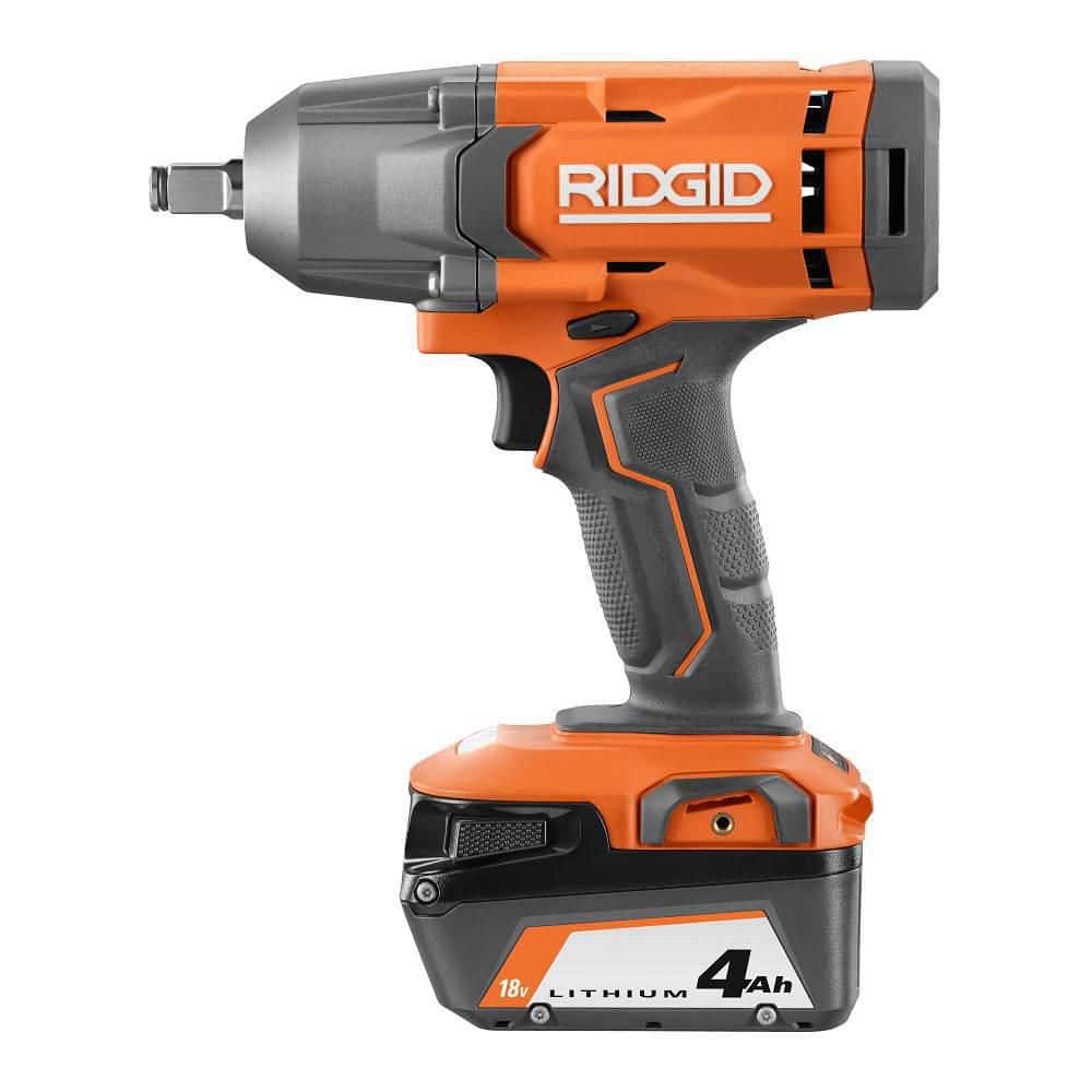 18V Cordless 1/2 in. Impact Wrench Kit with 4.0 Ah Battery and Charger - Image 6