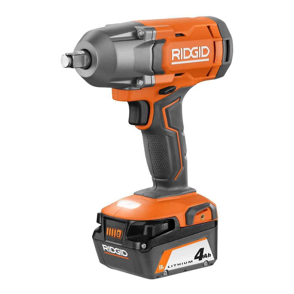 18V Cordless 1/2 in. Impact Wrench Kit with 4.0 Ah Battery and Charger - Image 7