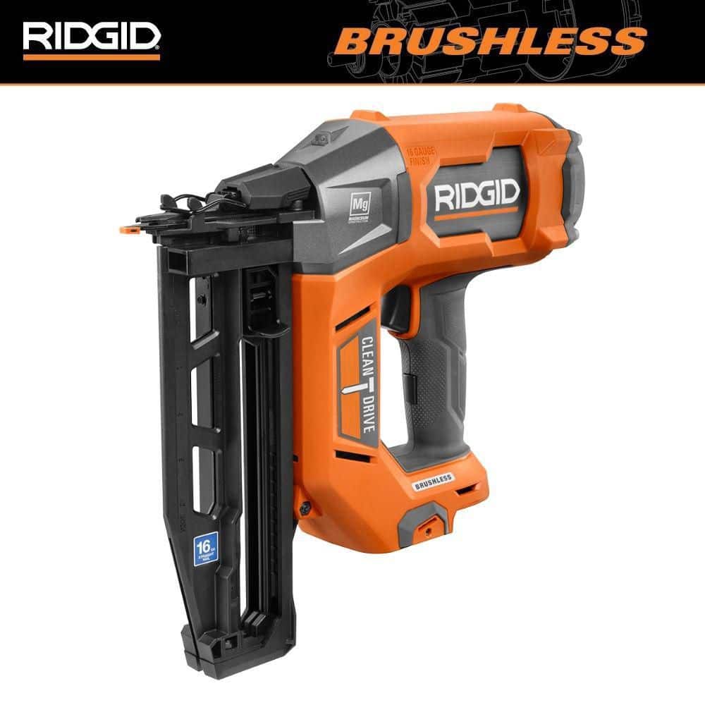 18V Brushless Cordless 16-Gauge 2-1/2 in. Straight Finish Nailer (Tool only) - Image 14