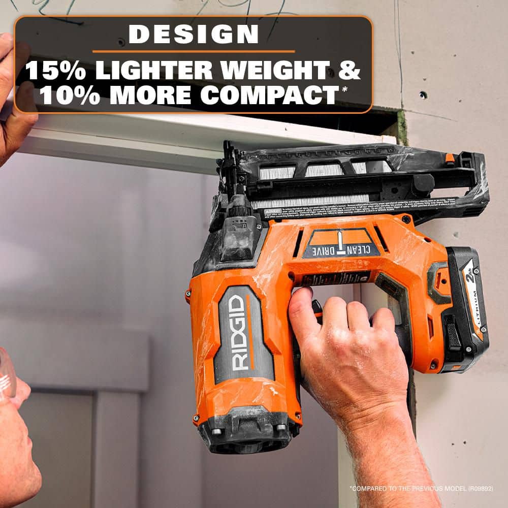 18V Brushless Cordless 16-Gauge 2-1/2 in. Straight Finish Nailer (Tool only) - Image 5