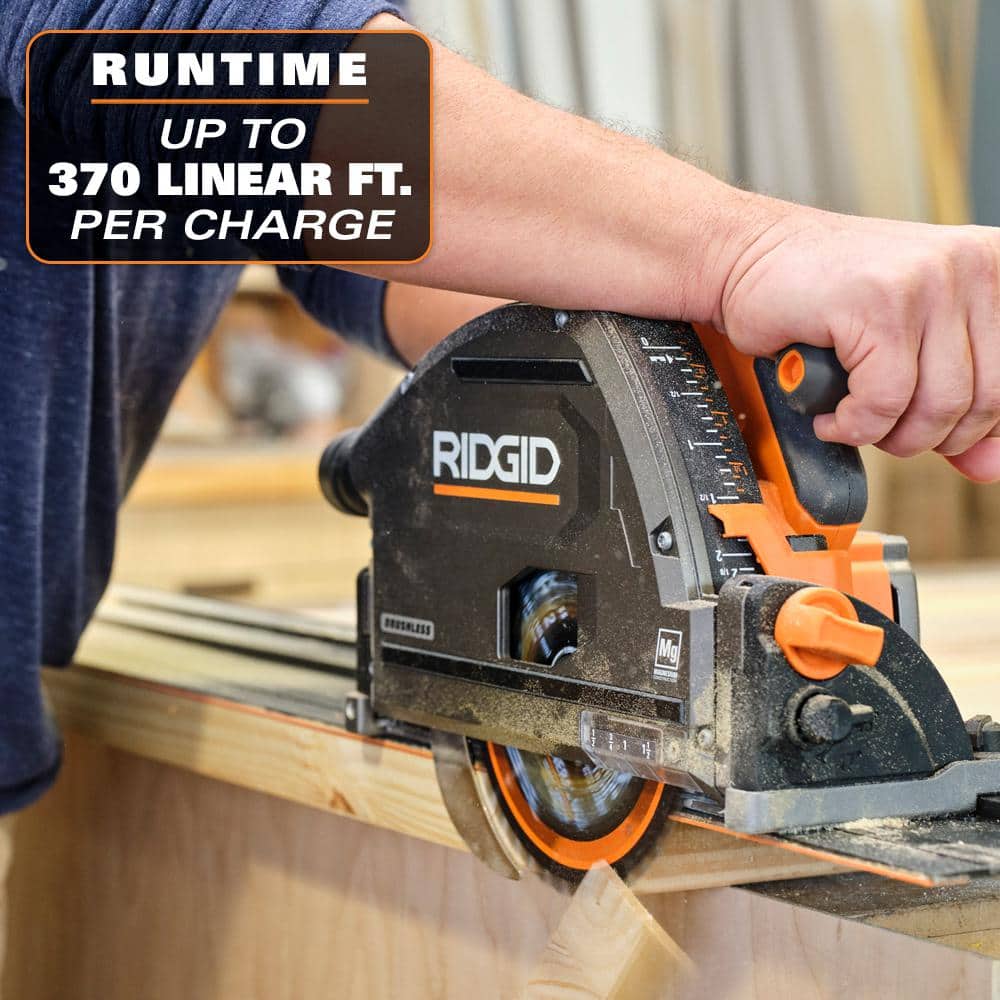 18V Brushless Cordless 6-1/2 in. Track Saw (Tool Only) - Image 6