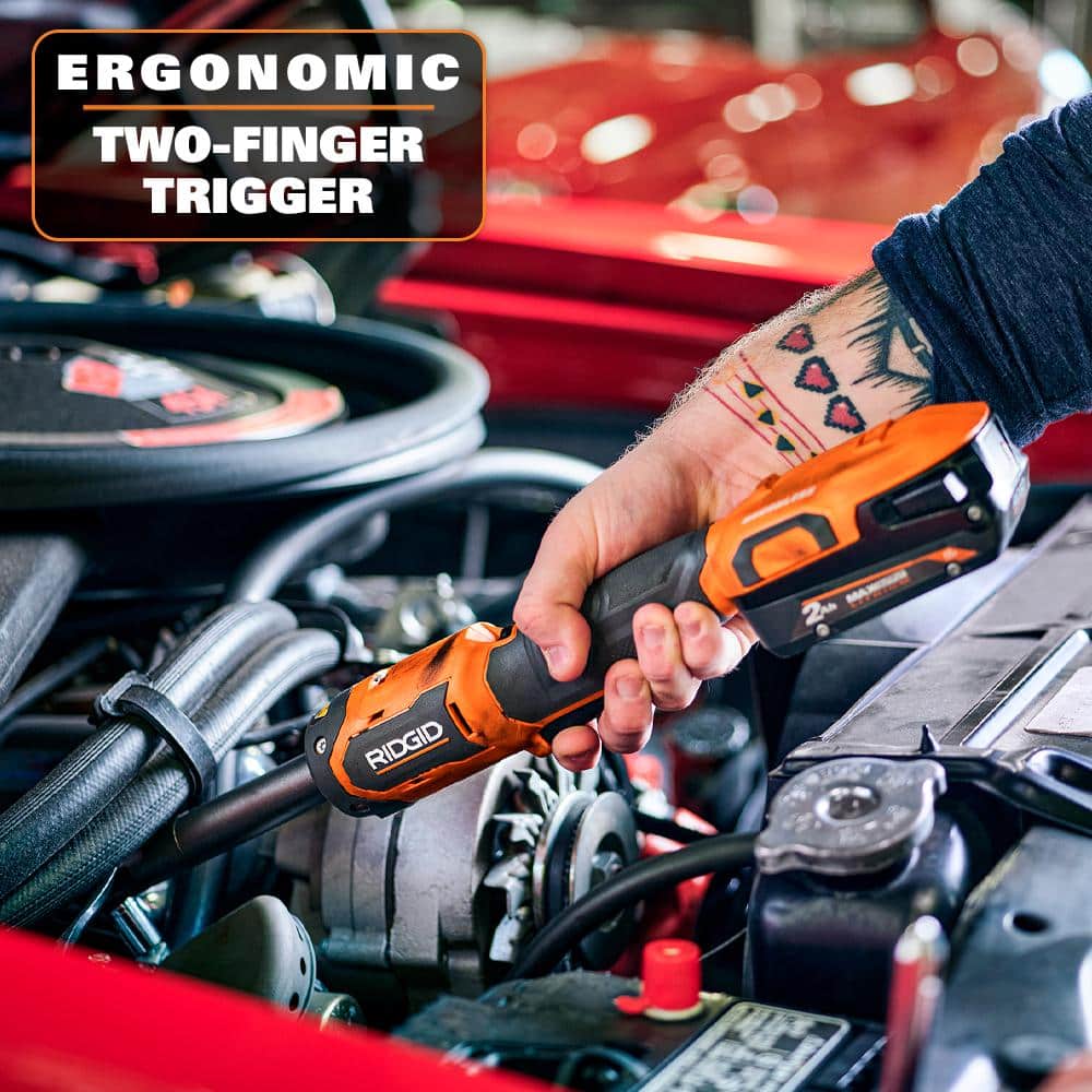 18V Brushless Cordless 1/4 in. Extended Reach Ratchet (Tool Only) - Image 4