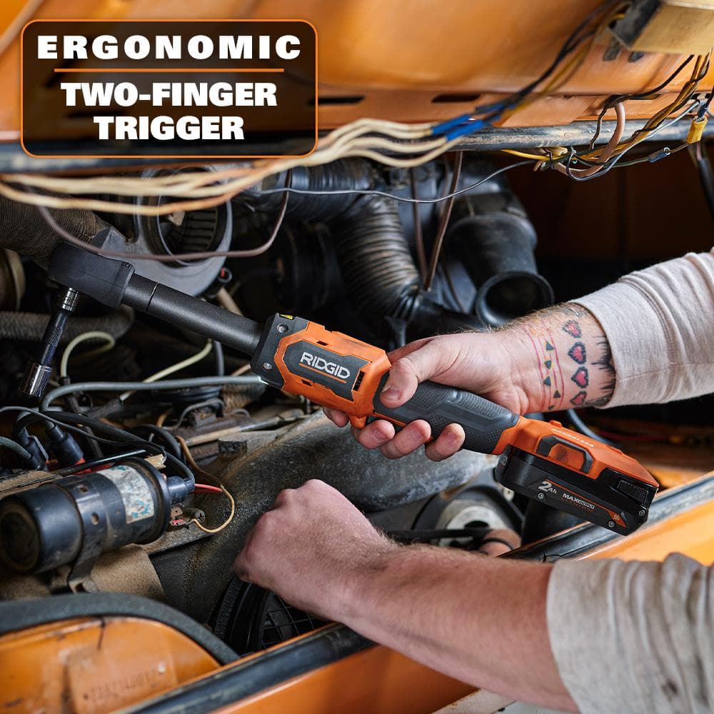 18V Brushless Cordless 3/8 in. Extended Reach Ratchet (Tool Only) - Image 5