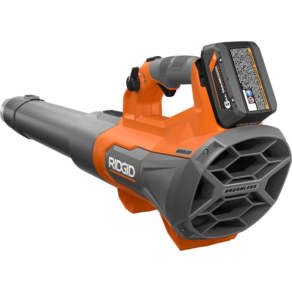 18V Brushless 130 MPH 510 CFM Cordless Battery Leaf Blower with 6.0 Ah MAX Output Battery and Charger - Image 11