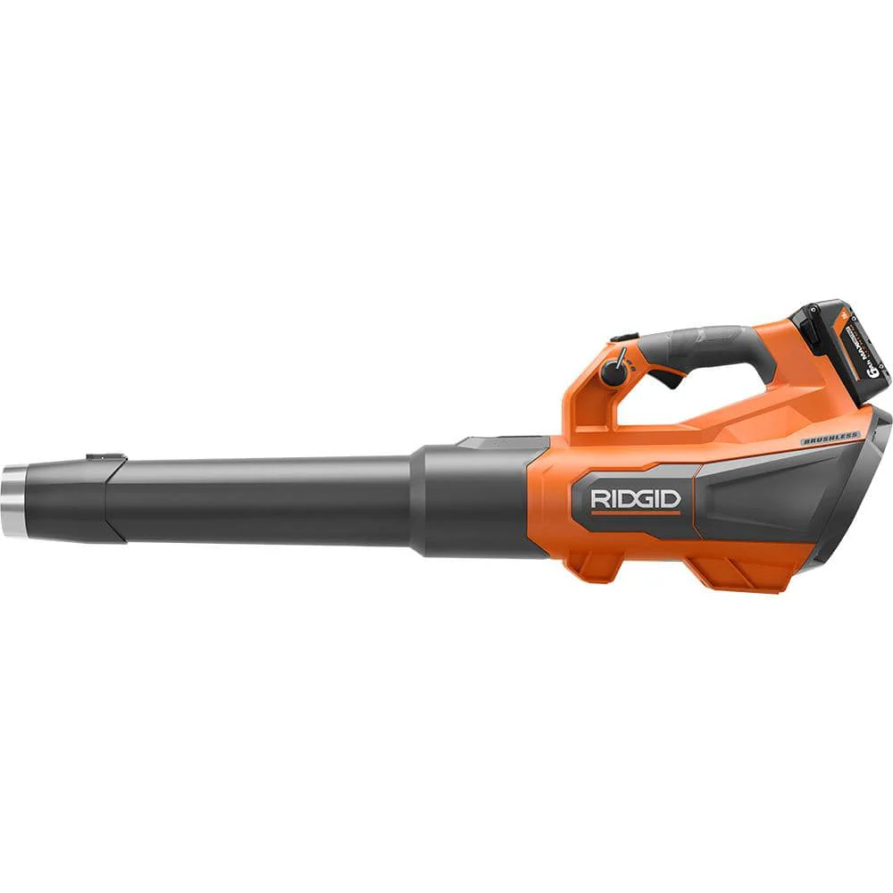 18V Brushless 130 MPH 510 CFM Cordless Battery Leaf Blower with 6.0 Ah MAX Output Battery and Charger - Image 14