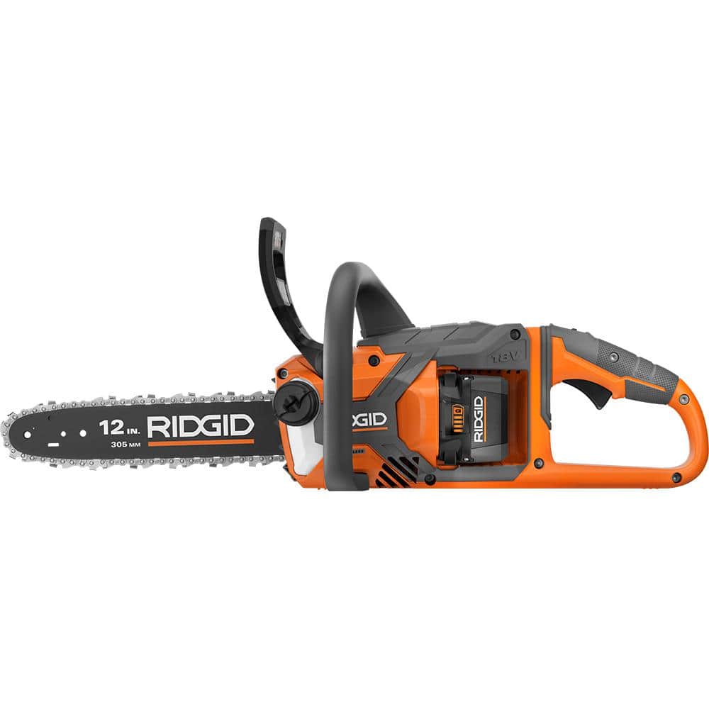 18V Brushless 12 in. Electric Battery Chainsaw with 6.0 Ah MAX Output Battery and Charger - Image 10