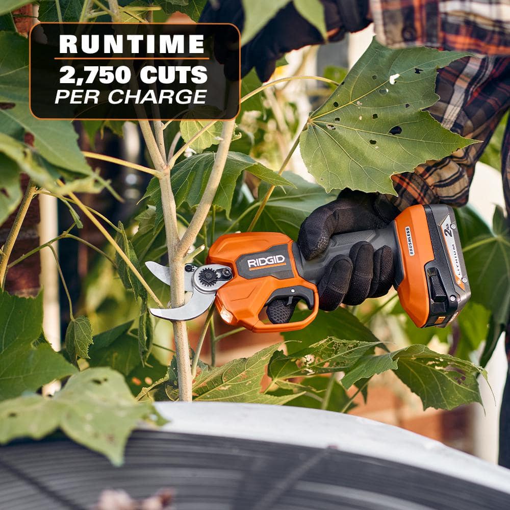 18V Brushless Cordless Battery Pruner with 2.0 Ah Battery and Charger - Image 4