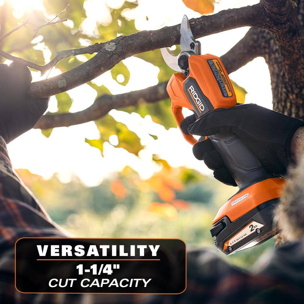 18V Brushless Cordless Battery Pruner with 2.0 Ah Battery and Charger - Image 5