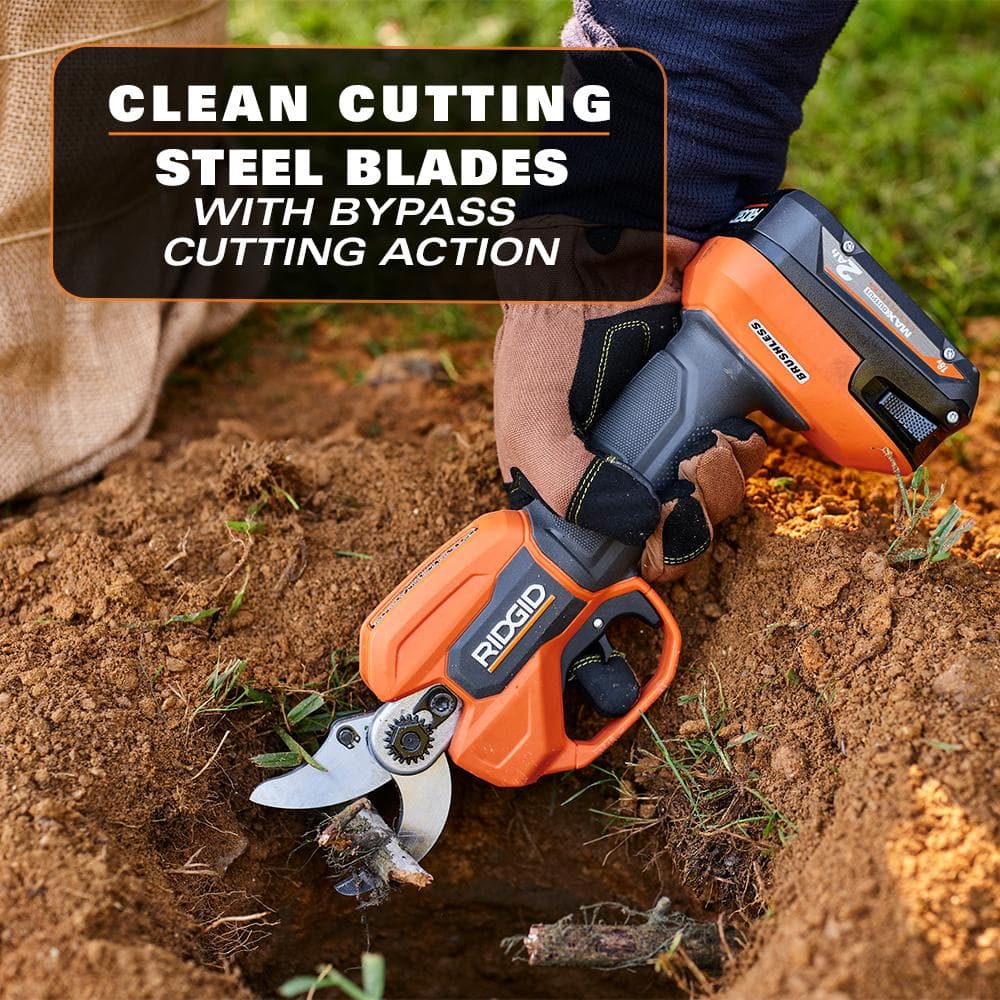 18V Brushless Cordless Battery Pruner with 2.0 Ah Battery and Charger - Image 6