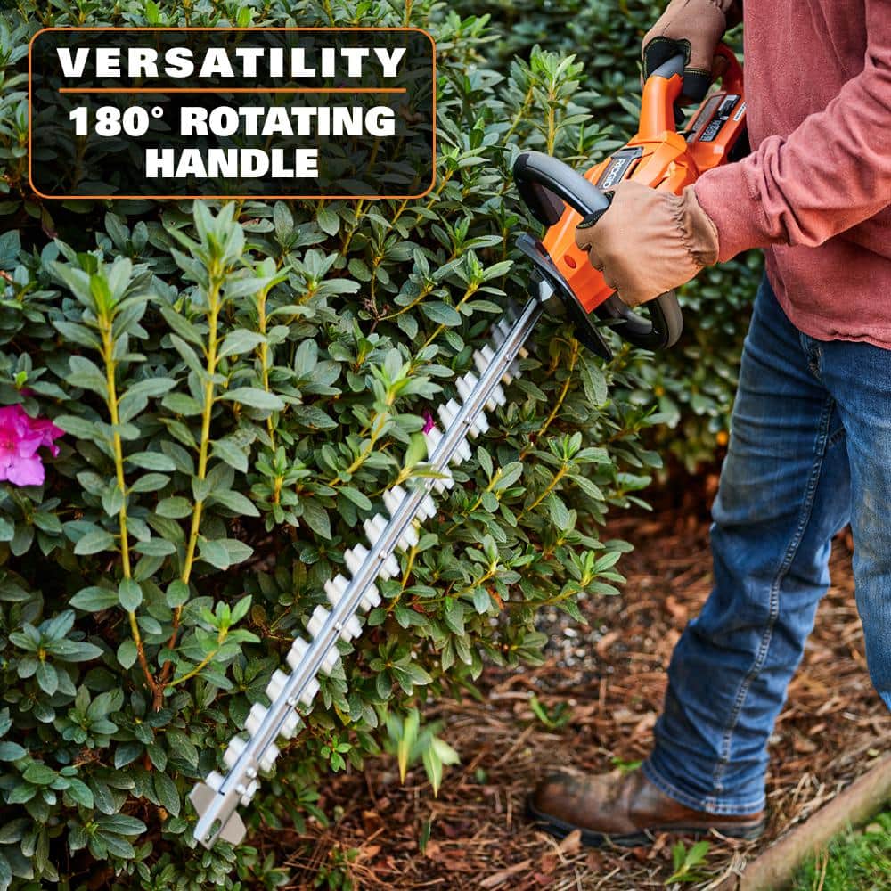 18V Brushless Cordless Battery 22 in. Hedge Trimmer with 2.0 Ah Battery and Charger - Image 6