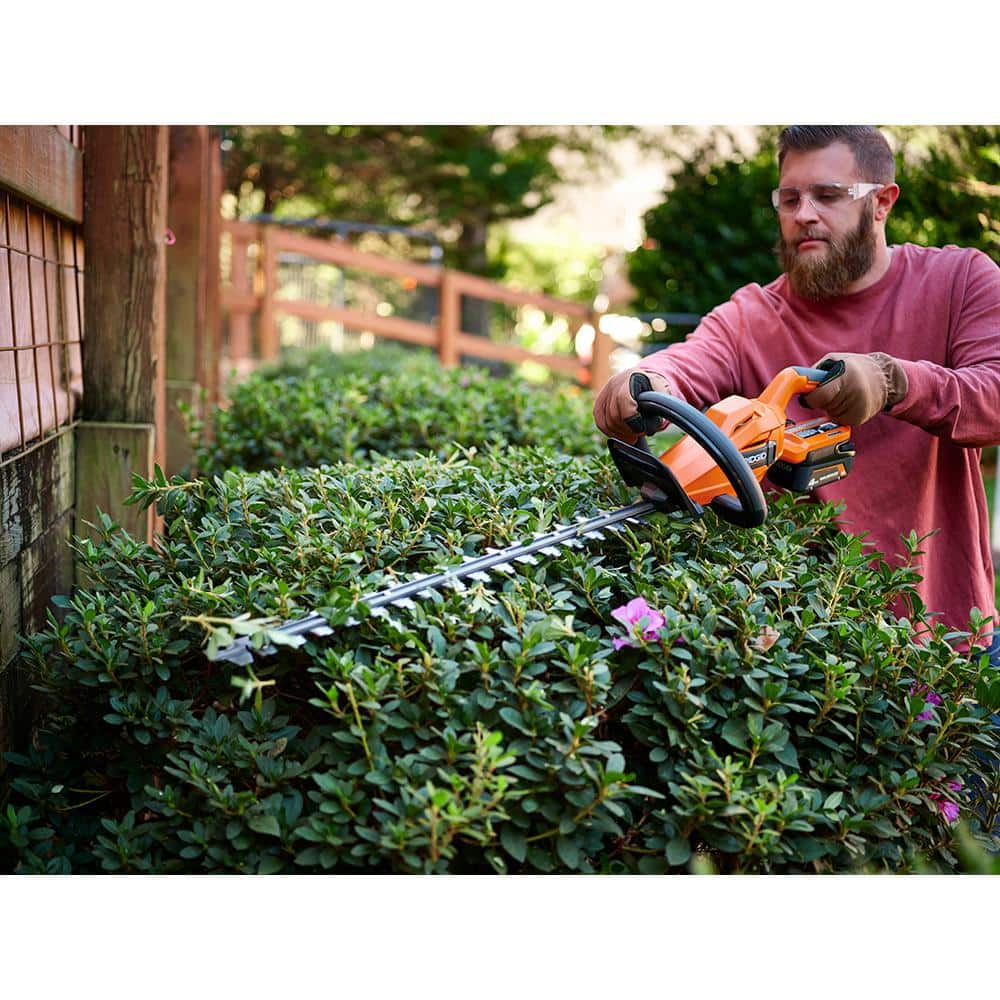 18V Brushless Cordless Battery 22 in. Hedge Trimmer with 2.0 Ah Battery and Charger - Image 9
