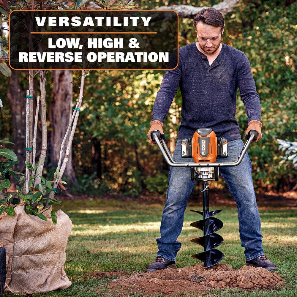 18-Volt Brushless Earth Auger with 8 in. Bit and (2) 4.0 Ah Batteries and Charger - Image 6