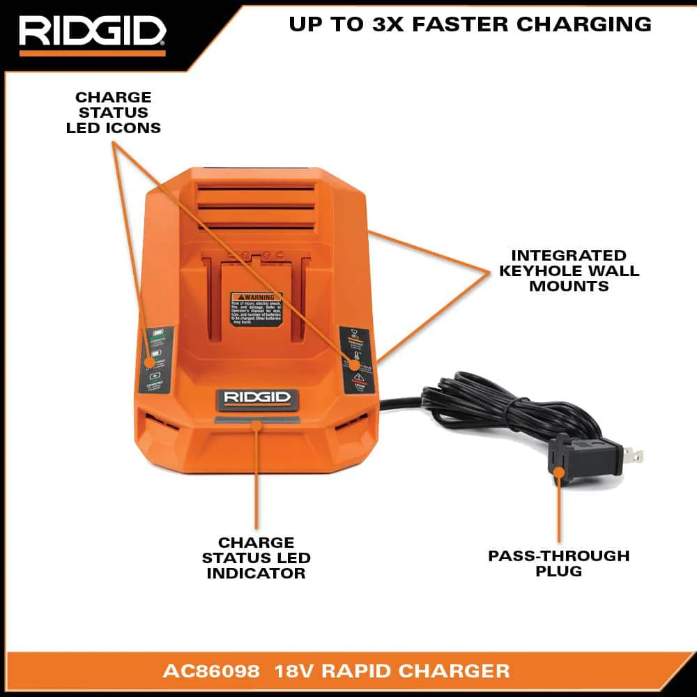 18V 4.0 Ah MAX Output Starter Kit with Rapid Charger - Image 8