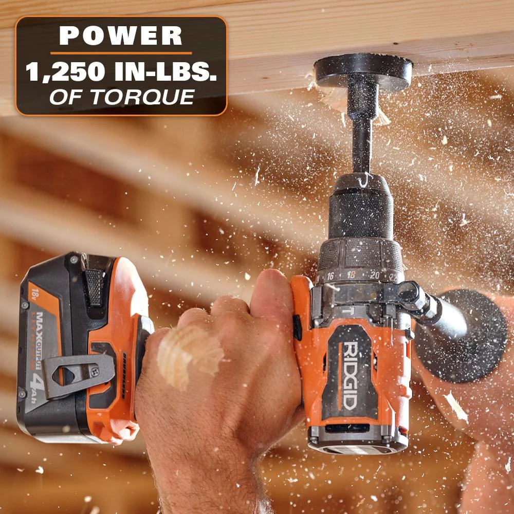 18V Brushless 2-Tool Combo Kit with 6.0 Ah and 4.0 Ah MAX Output Batteries, Charger, and Hard Case - Image 6
