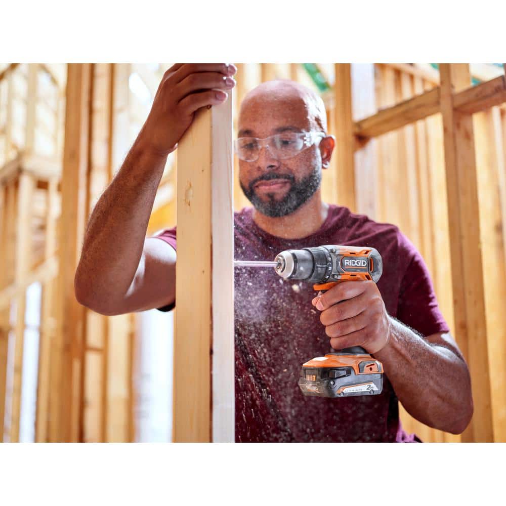 18V Cordless 1/2 in. Hammer Drill/Driver Kit with 2.0 Ah Battery and Charger - Image 5
