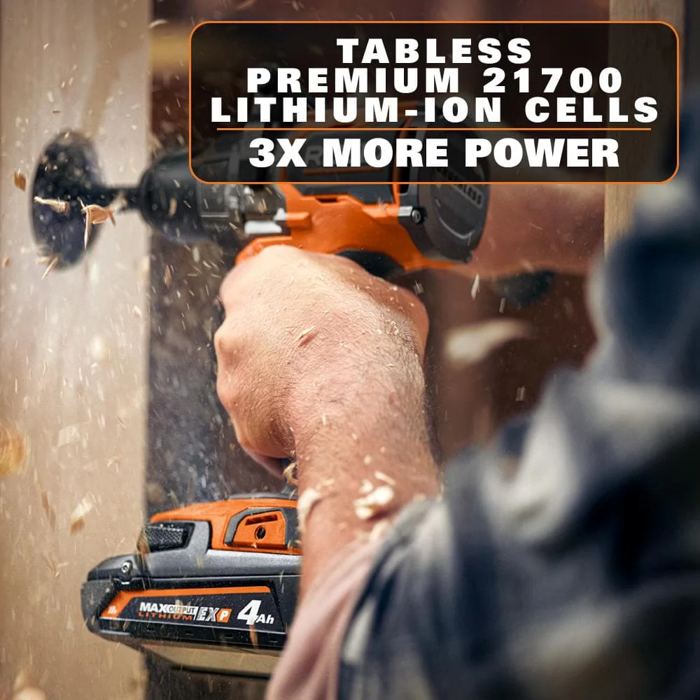 18V 4.0 Ah MAX Output EXP Lithium-Ion Battery - Image 4