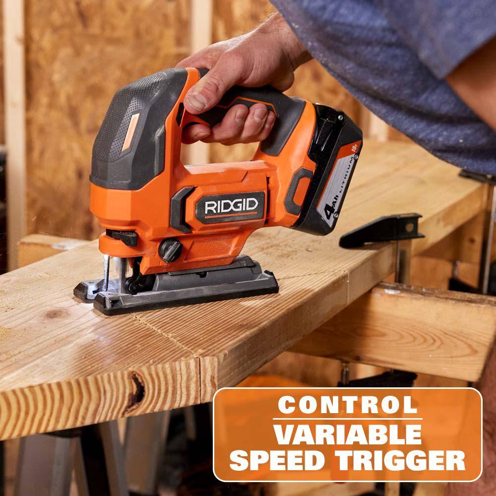 18V Cordless Jig Saw Kit with 2.0 Ah Lithium-Ion Battery and Charger - Image 5