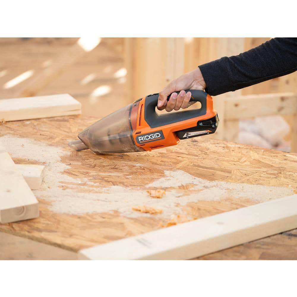 18V Cordless Hand Vacuum Kit with 2.0 Ah Battery and Charger - Image 10