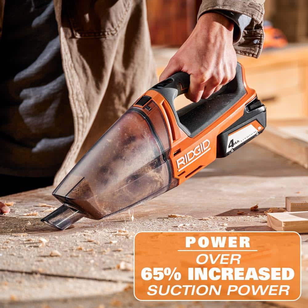 18V Cordless Hand Vacuum Kit with 2.0 Ah Battery and Charger - Image 17