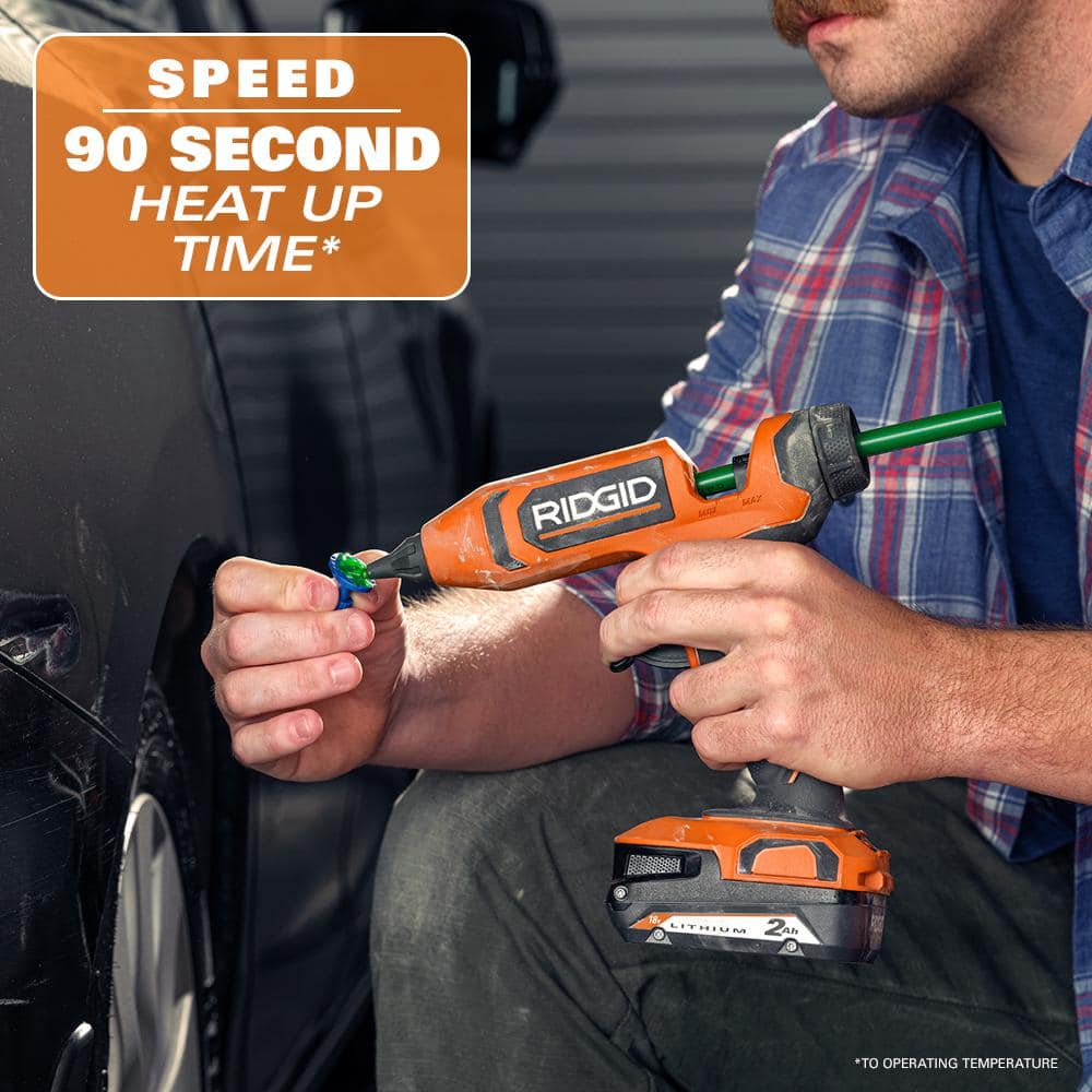 18V Cordless Professional High Temp Glue Gun Kit with 2.0 Ah Battery and Charger - Image 4