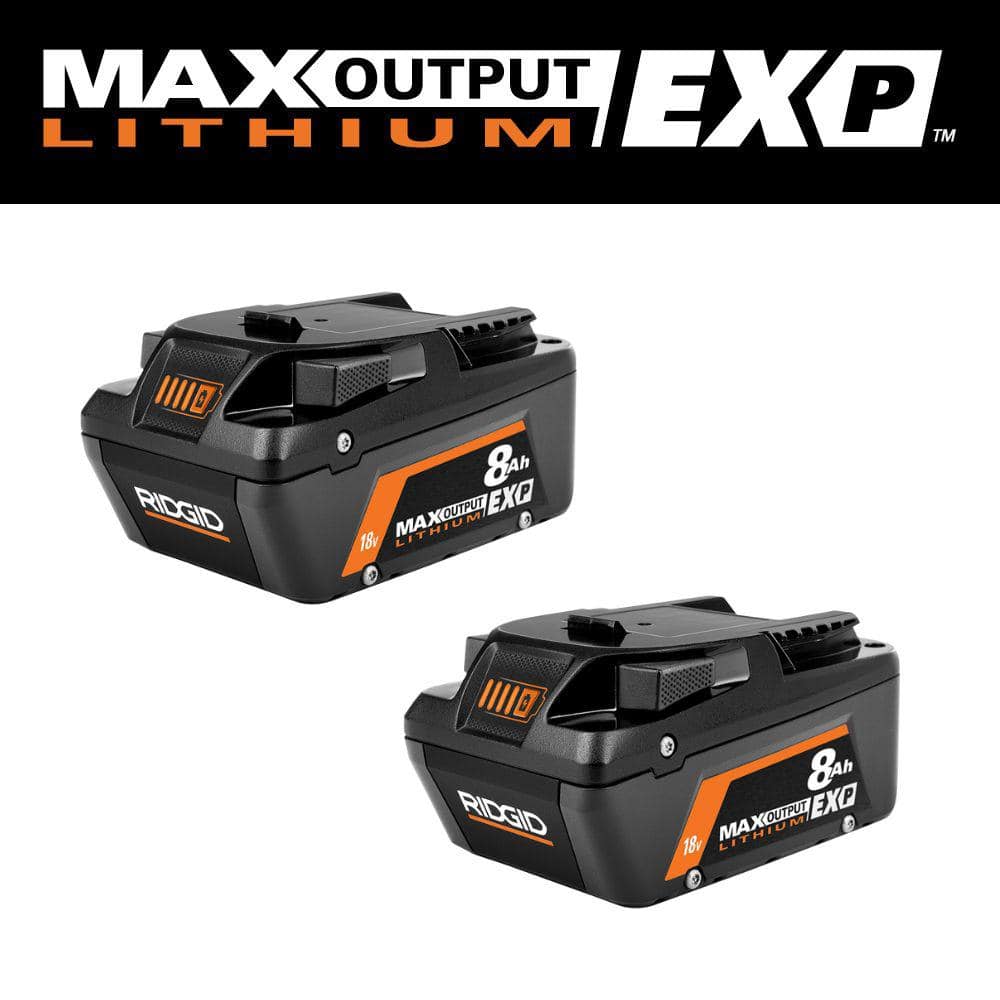 18V 8.0 Ah Max Output EXP Lithium-Ion Battery (2-Pack) - Image 12