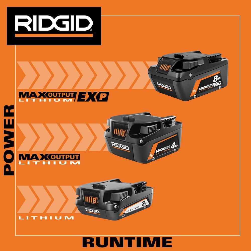 18V 8.0 Ah Max Output EXP Lithium-Ion Battery (2-Pack) - Image 4