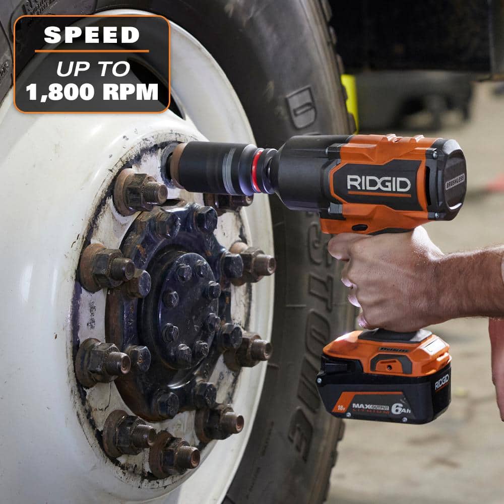 18V Brushless Cordless 3/4 in. High Torque Impact Wrench (Tool Only) - Image 5