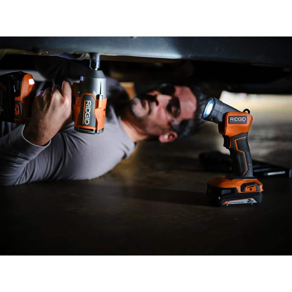 18V Cordless 10-Tool Combo Kit with 2.0 Ah Battery, 4.0 Ah Battery, Charger, and Tool Bag - Image 8