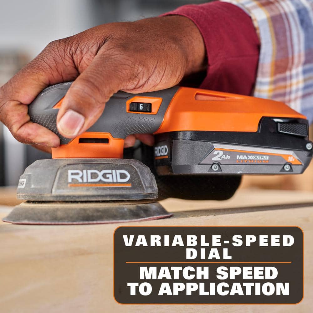 18V SubCompact Brushless Random Orbit Sander (Tool Only) - Image 10