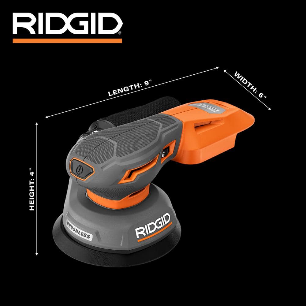 18V SubCompact Brushless Random Orbit Sander (Tool Only) - Image 4
