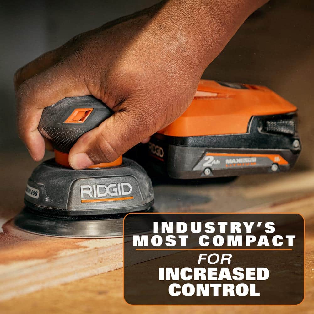 18V SubCompact Brushless Random Orbit Sander (Tool Only) - Image 9