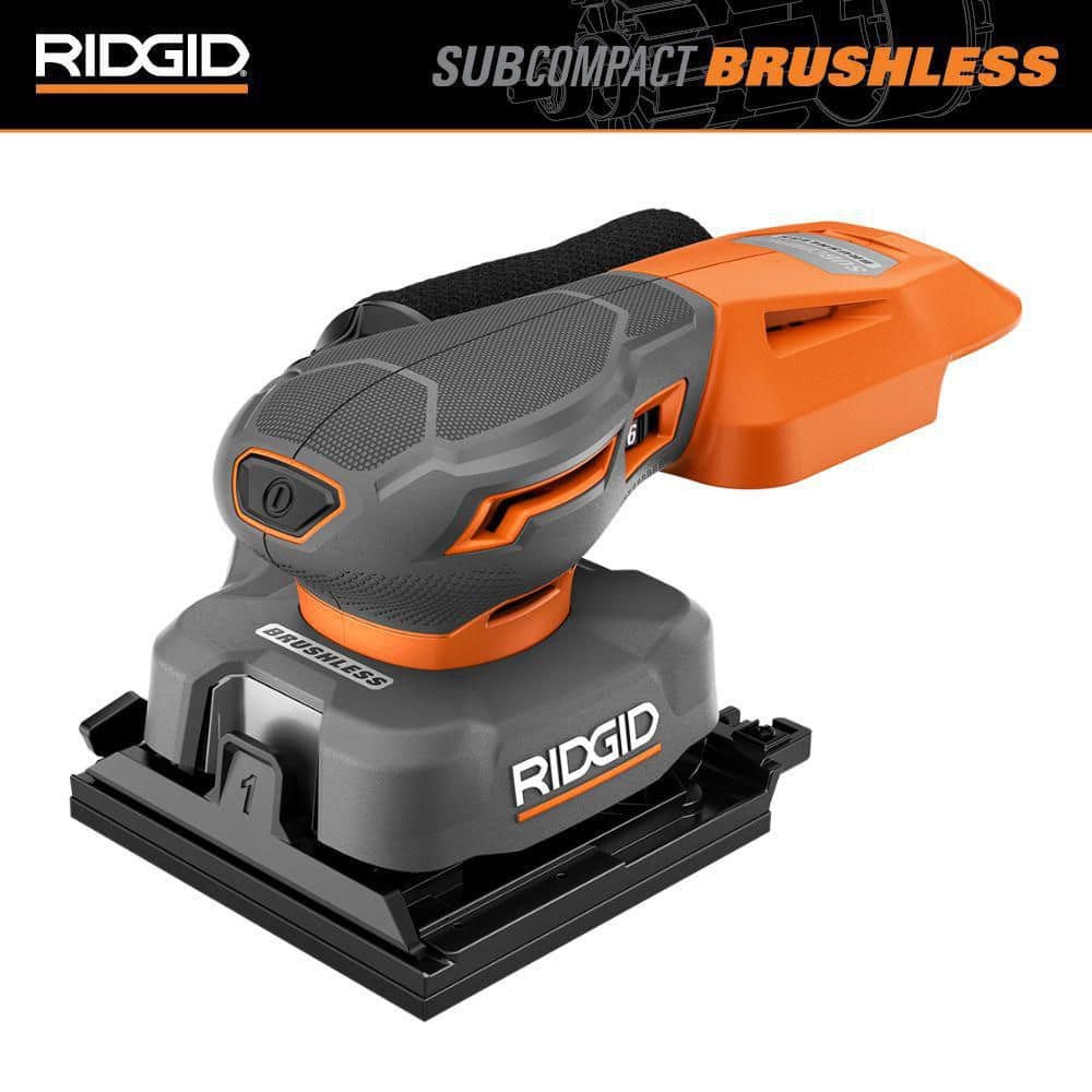18V SubCompact Brushless Cordless 1/4 Sheet Sander (Tool Only) - Image 13