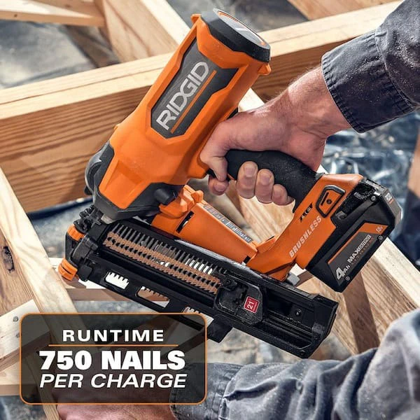 18V Brushless Cordless 21° 3-1/2 in. Framing Nailer (Tool Only) - Image 2