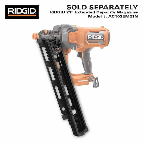 18V Brushless Cordless 21° 3-1/2 in. Framing Nailer (Tool Only) - Image 5