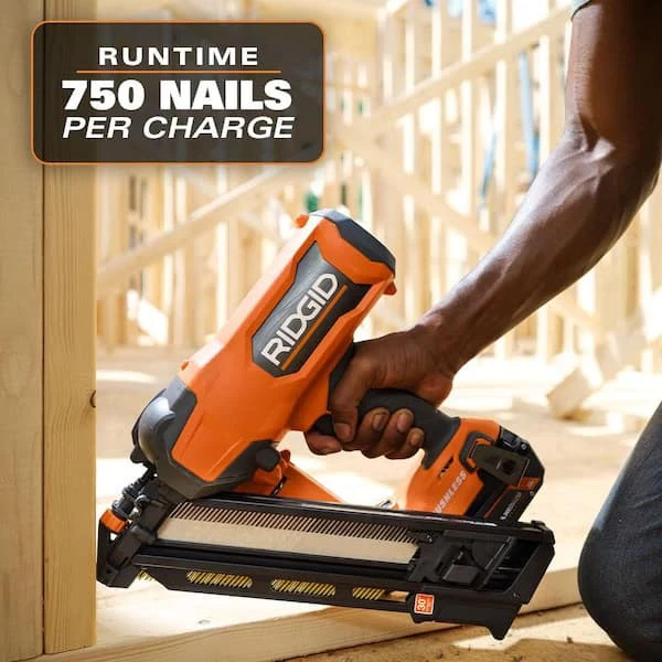 18V Brushless Cordless 30° 3-1/2 in. Framing Nailer (Tool Only) - Image 2