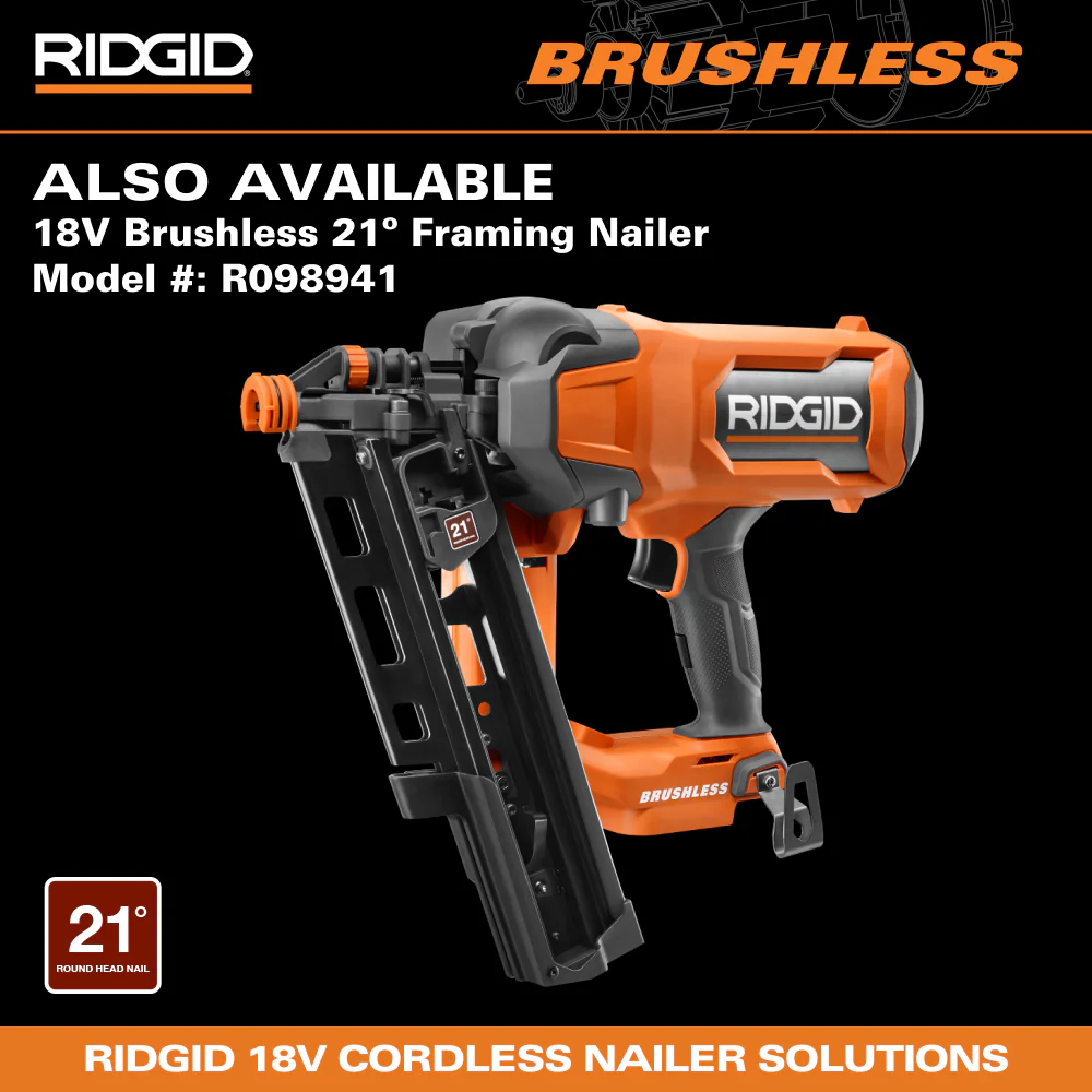 18V Brushless Cordless 30° 3-1/2 in. Framing Nailer Kit with 4.0 Ah Battery and Charger - Image 5